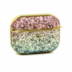 Wholesale Glitter Luxury Sparkle Rainbow Crystal Bling Diamond Case for Apple Airpods Pro (Red)